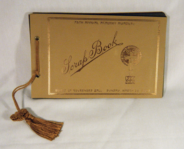 75th Academy Awards Governor's Ball Scrapbook