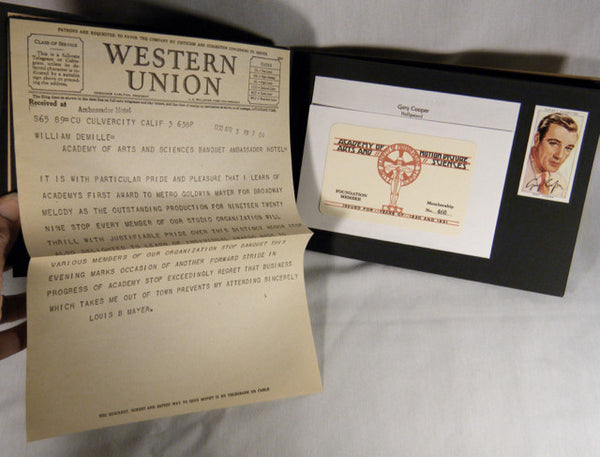 75th Academy Awards Governor's Ball Scrapbook