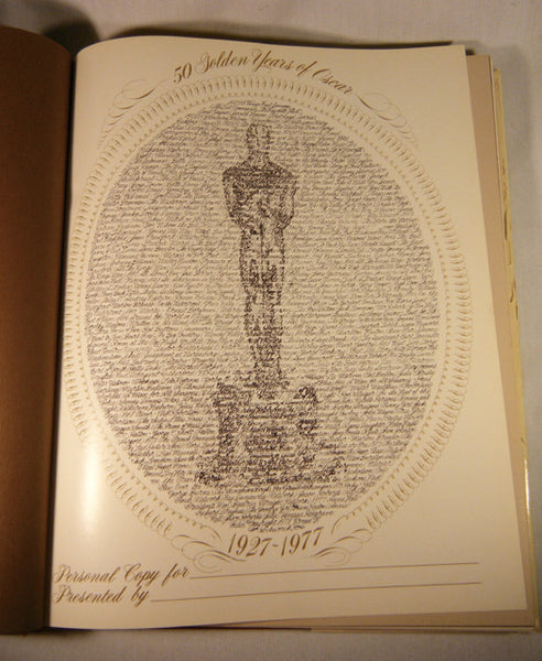 "The Golden Years of Oscar, The Official History of the Academy of Motion Picture arts and Sciences" Book (HC)