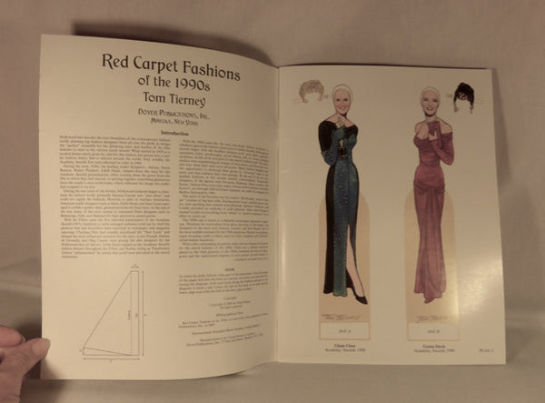 "Red Carpet Fashions of the 1990s" Paperdolls