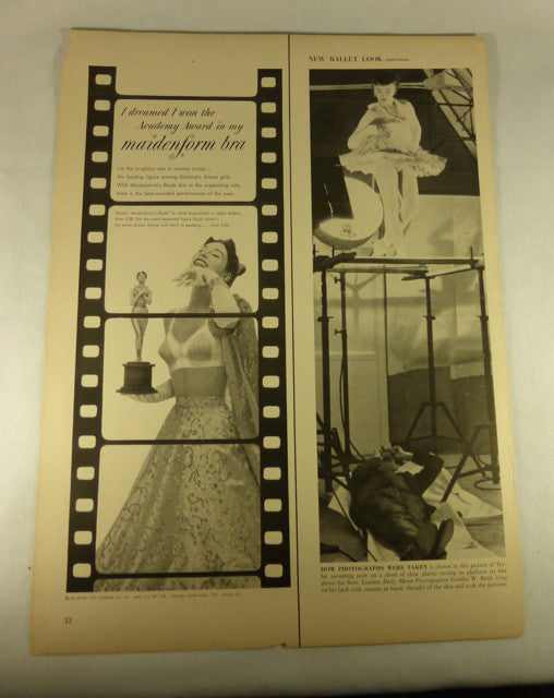 Maiden Form Bra Academy Awards Ad