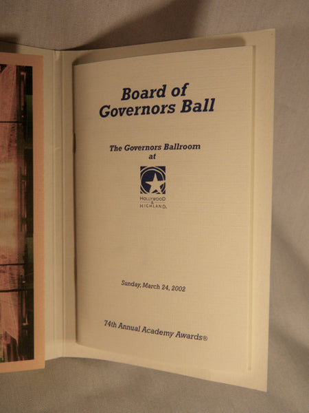 74th Academy Awards Governor's Ball Invitation Postcard Set