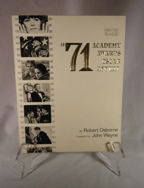 "1971 Academy Awards Oscar Annual" Book (SC)