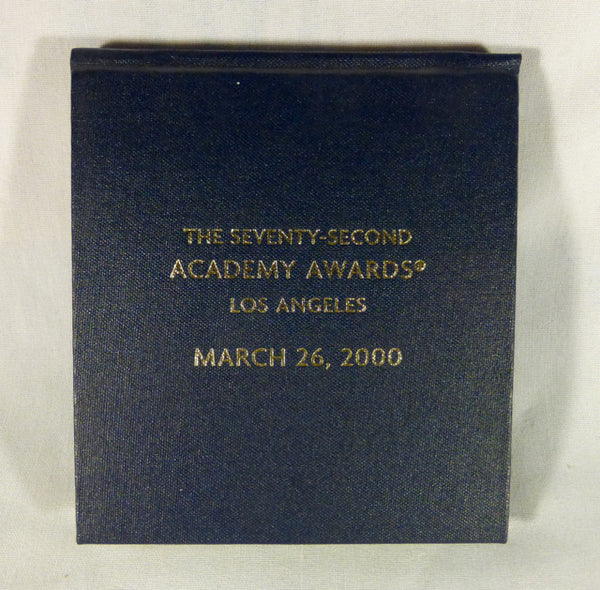 72th Academy Awards Vanity Fair Notepad and Pencil