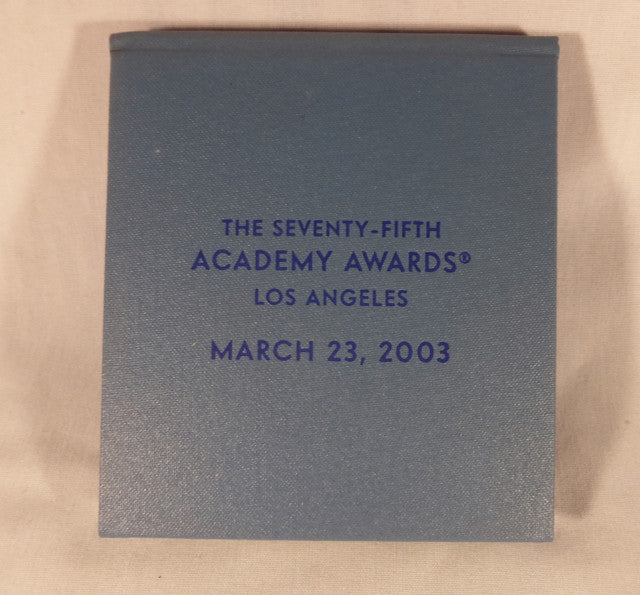 75th Academy Awards Vanity Fair Notepad and Pencil