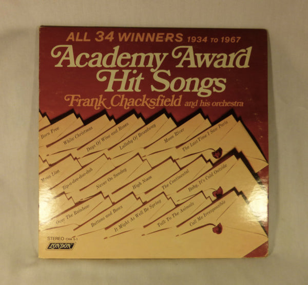 "Academy Awards Hit Songs"  LP