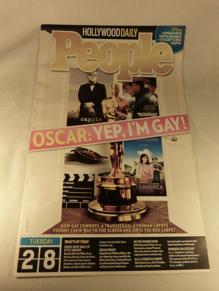 People-Hollywood Daily, "Oscar: Yep, I'm Gay!" 2006
