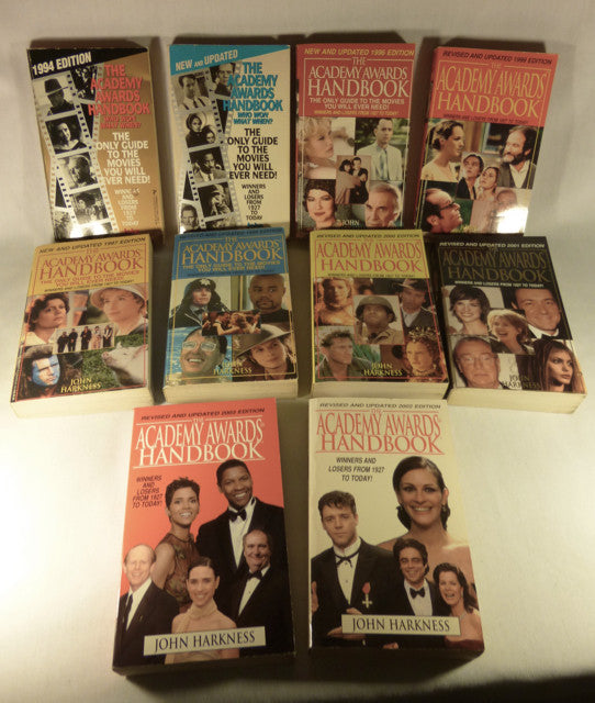 Set of 10 Academy Awards Handbooks 1994-2003